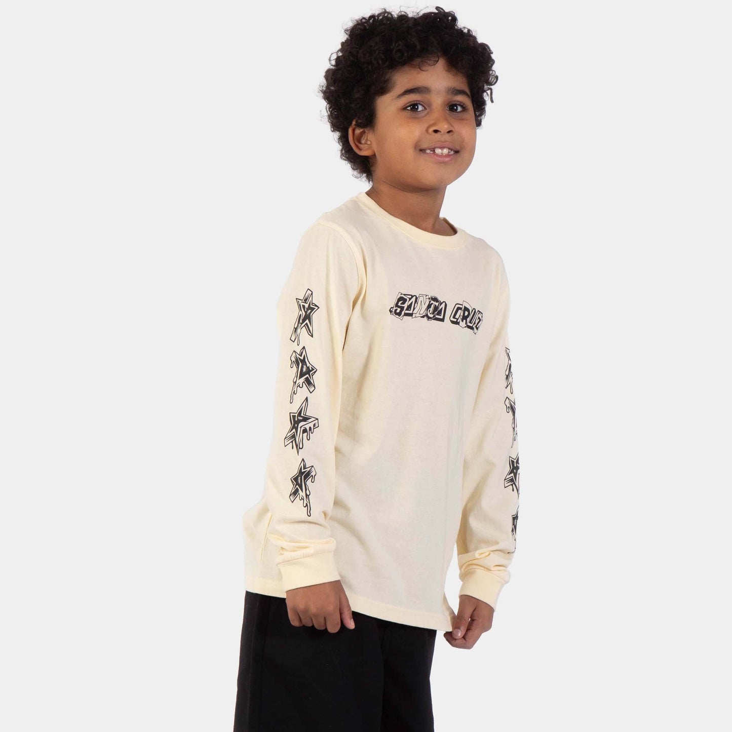 Santa Cruz | Youth Pay Off Strip Long Sleeve T Shirt Wax Paper