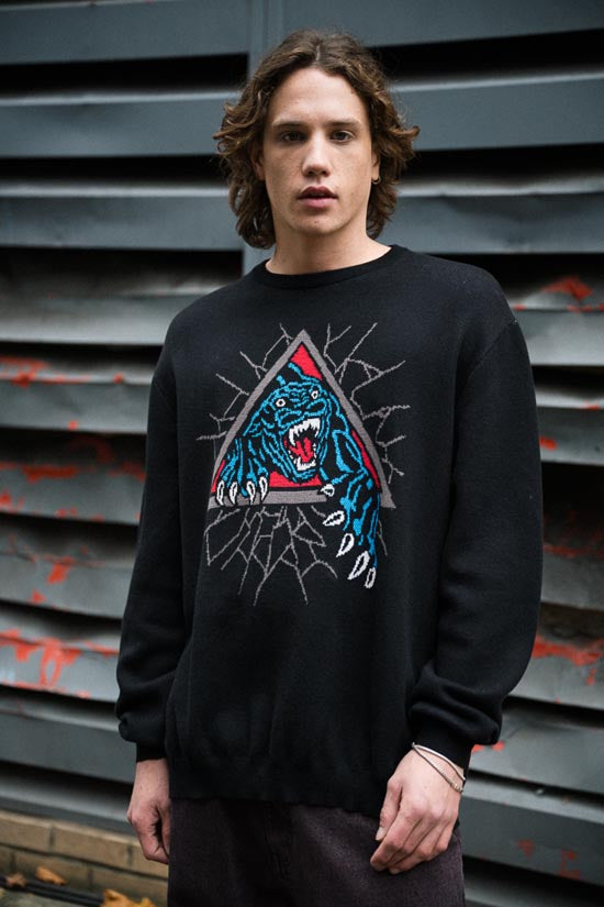 Santa Cruz Natas SC Panther Knit Crew