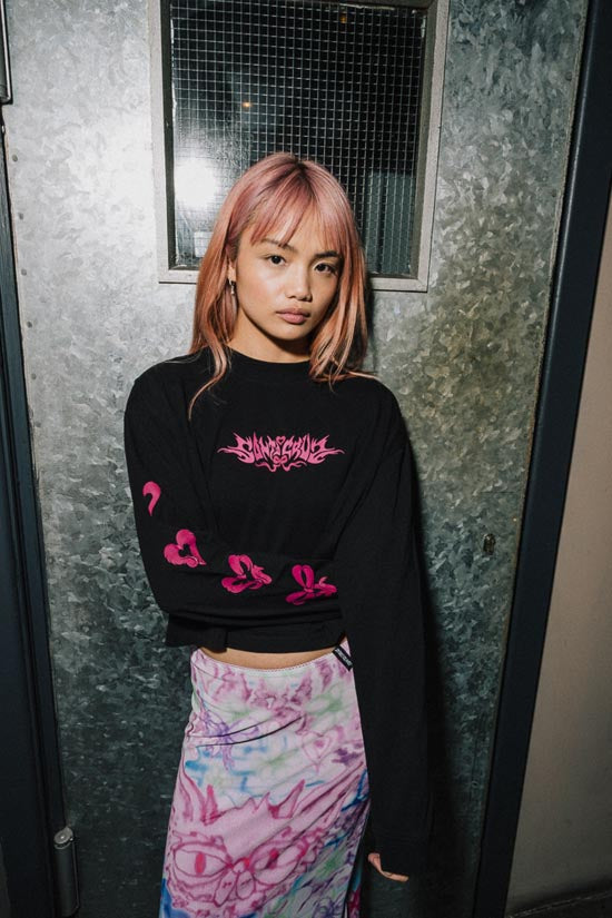 Santa Cruz Evolve Strip LS T-Shirt and Strip Digi Mesh Skirt