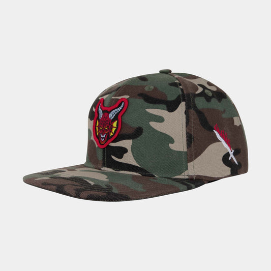 Santa Cruz Stranger Things Hellfire Club Snapback - Camo