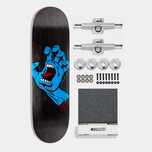 Santa Cruz Build at Home Complete - Screaming Hand w Ricta Wheels 8.6in x 31.95in