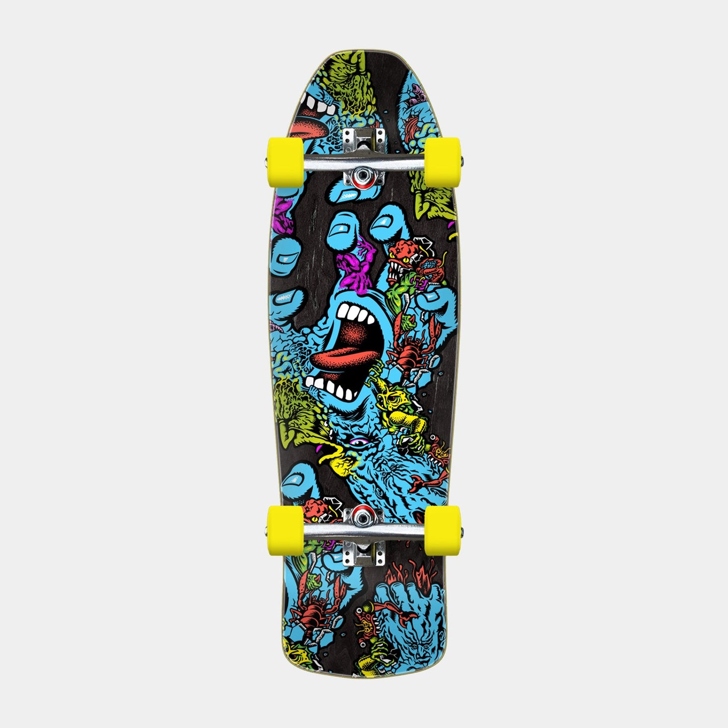 Santa Cruz Roskopp Screaming Five Cruiser 34.0in x 10.32in Purple/Blue