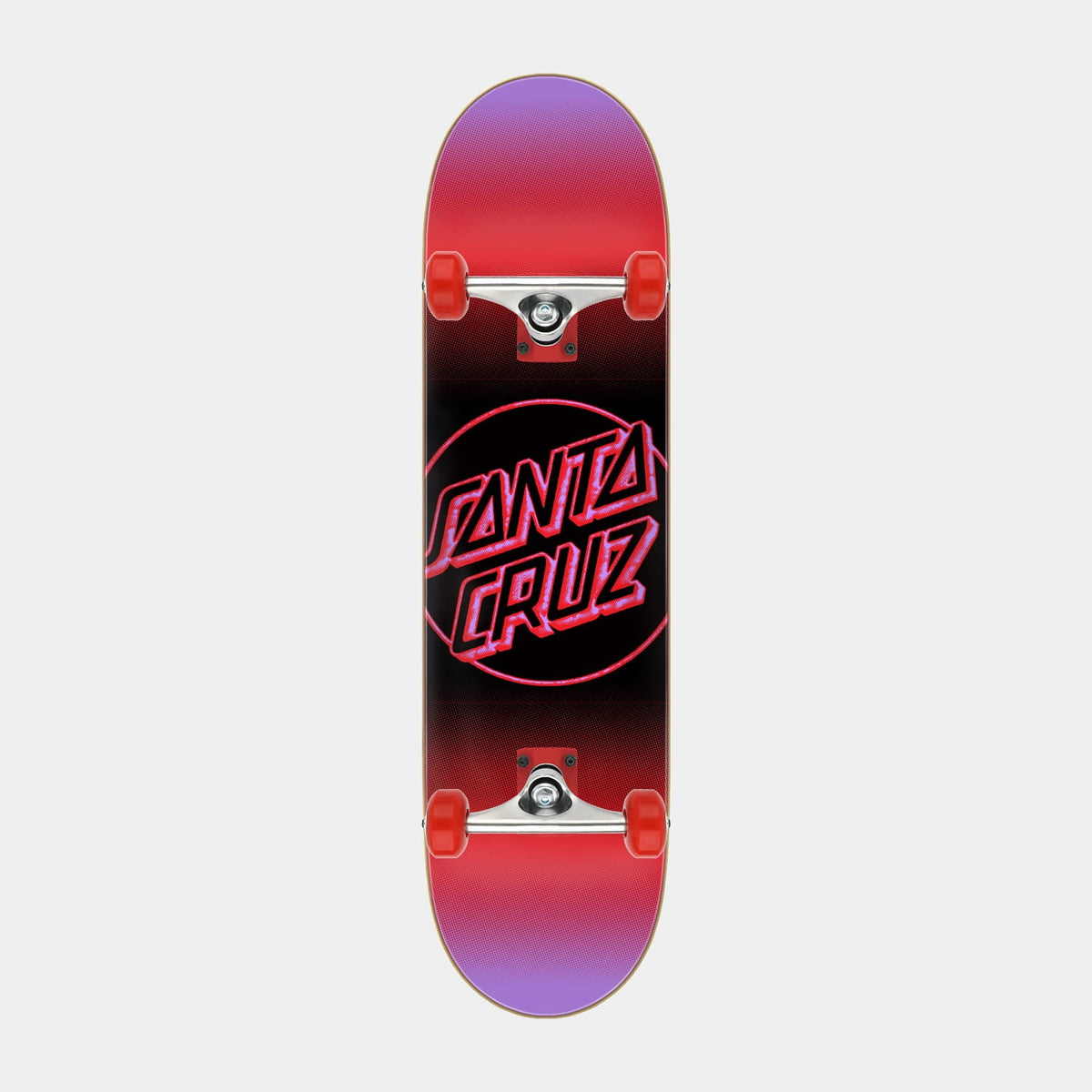 Santa Cruz Skateboards | Heated Dot Mini Complete 7.75in x 30in Red/Black