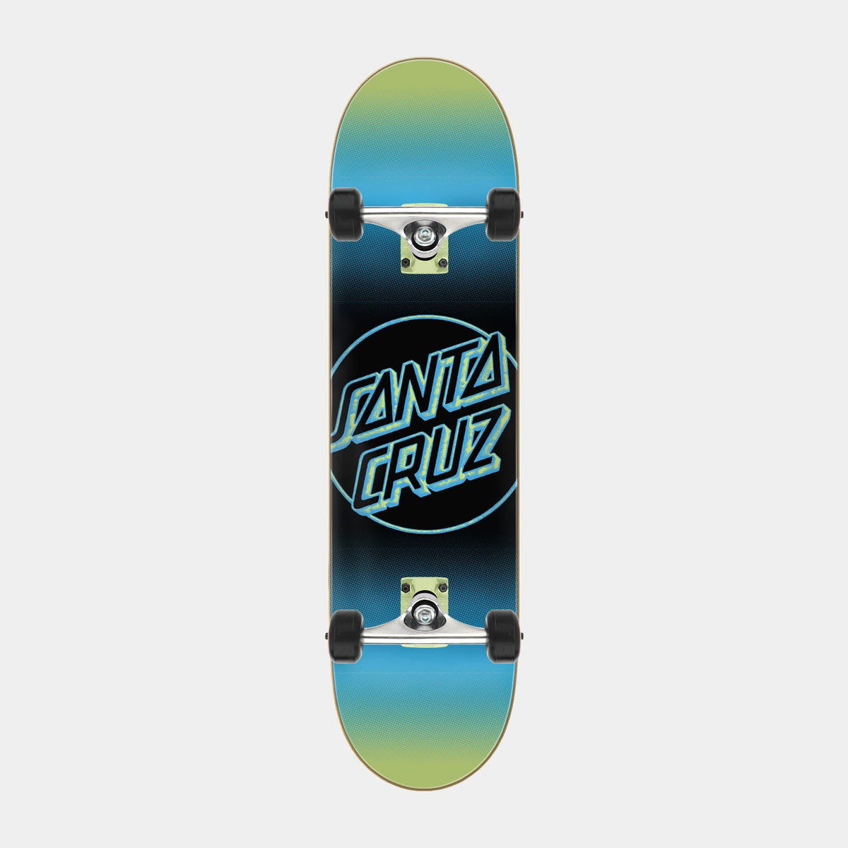 Santa Cruz Skateboards | Heated Dot Full Complete 8in x 31.25in Blue/Black