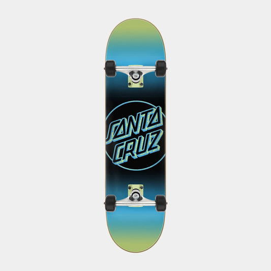 Santa Cruz Skateboards | Heated Dot Full Complete 8in x 31.25in Blue/Black