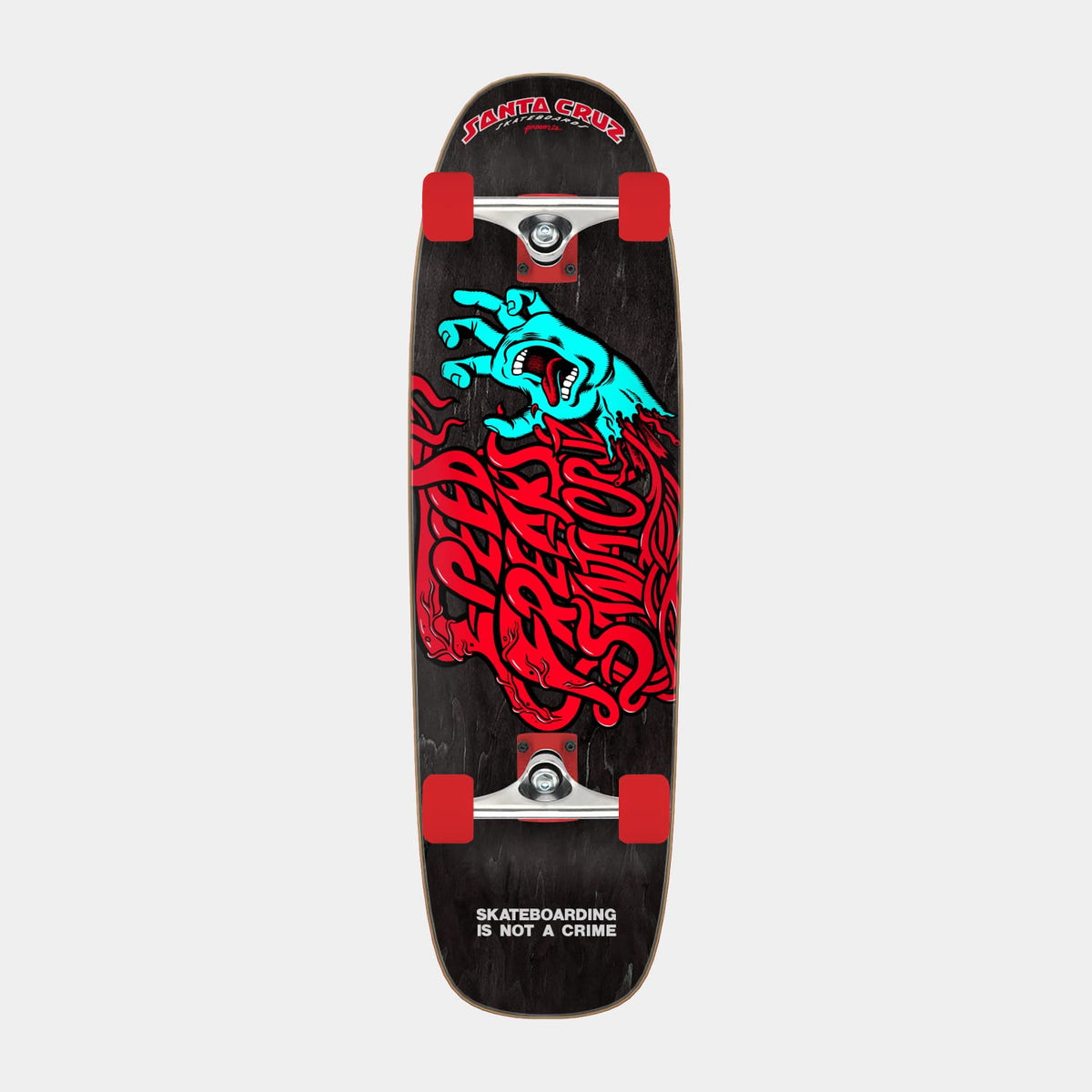 Santa Cruz Skateboards | Speed Freaks Hand Cruiser 8.4in x 29.4in Multi