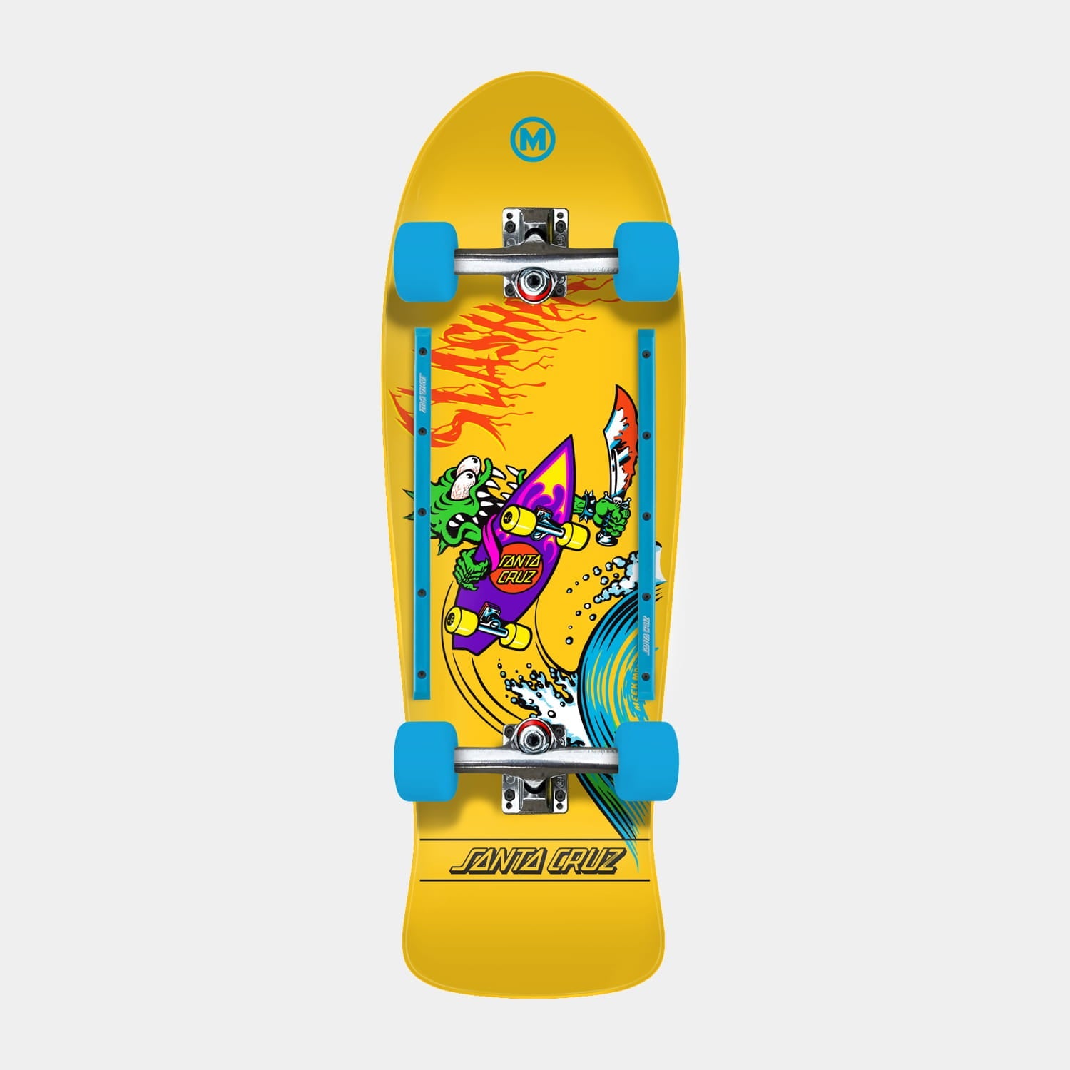 Santa Cruz Meek OG Slasher Complete 10.1in x 31.13in Yellow/Multi