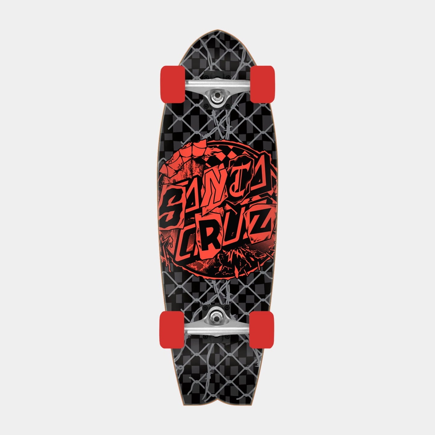 Santa Cruz Pay Off Dot Complete 8.81in x 27.69in Black/Red