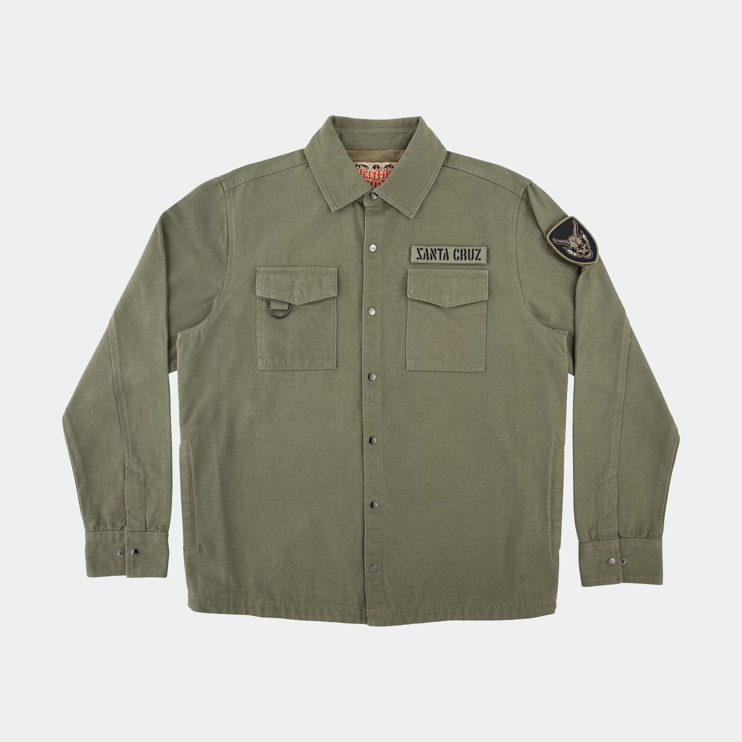 Santa Cruz Stranger Things Crawl Jacket - Army