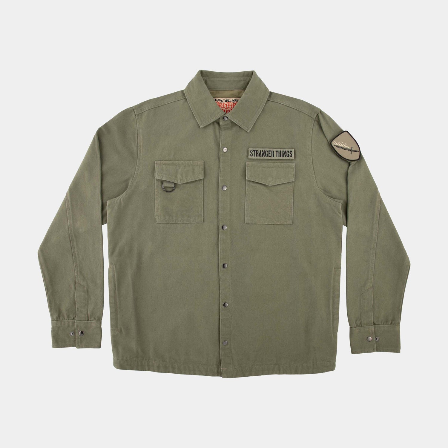 Santa Cruz Stranger Things Crawl Jacket - Army