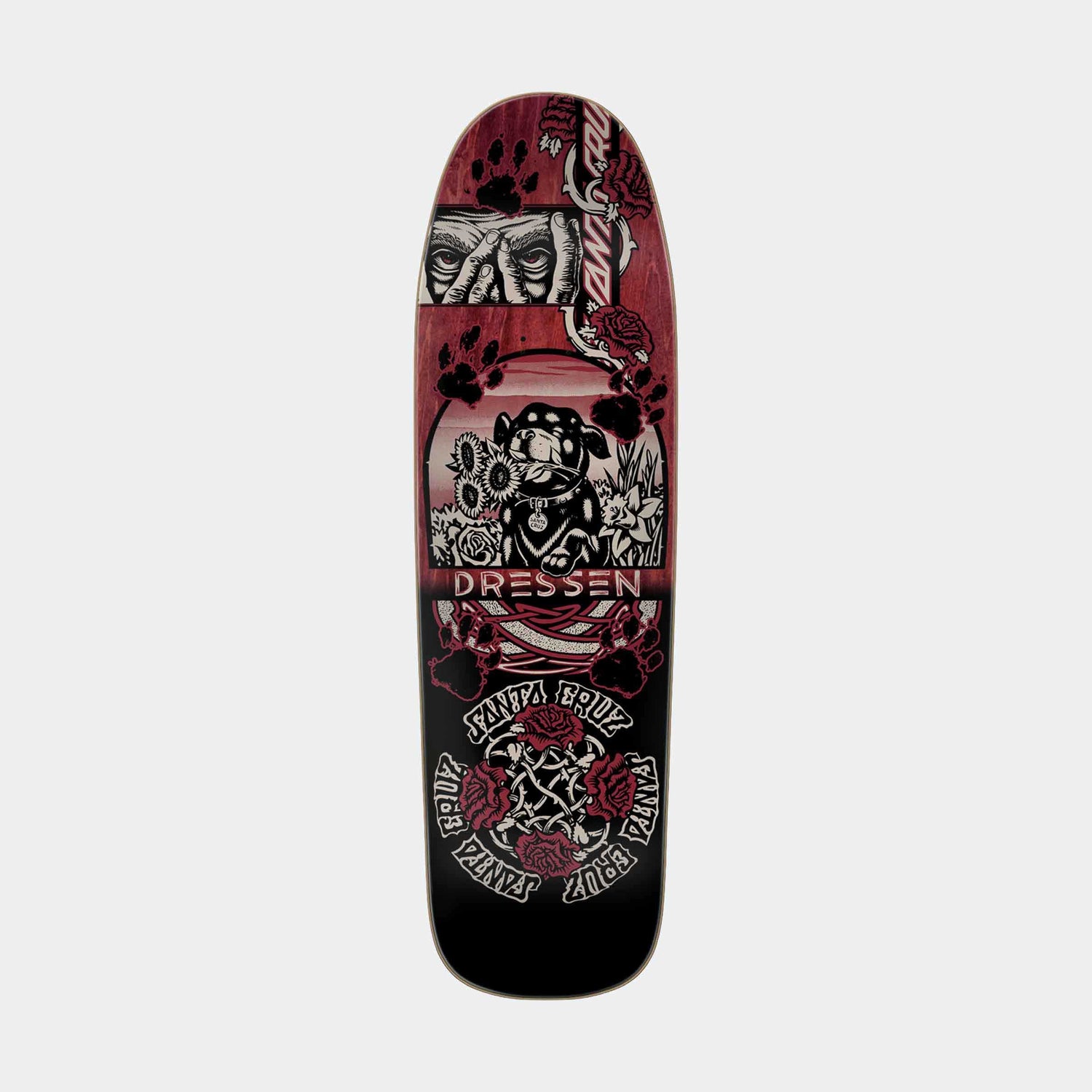 Santa Cruz Dressen Evo Pro Shaped Skateboard Deck 9.3in