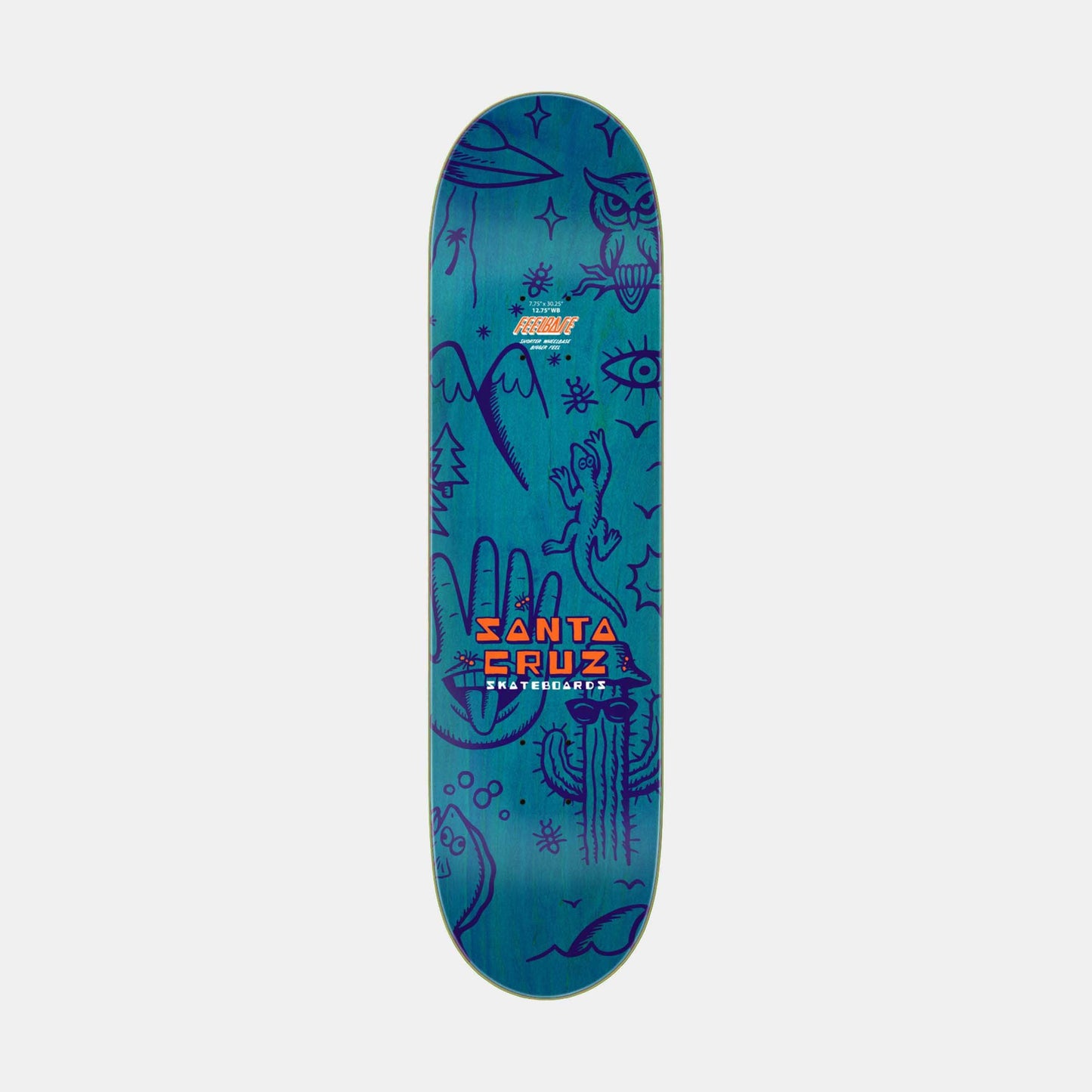 Tripper FeelBase Skateboard Deck 7.75in x 30.25 in