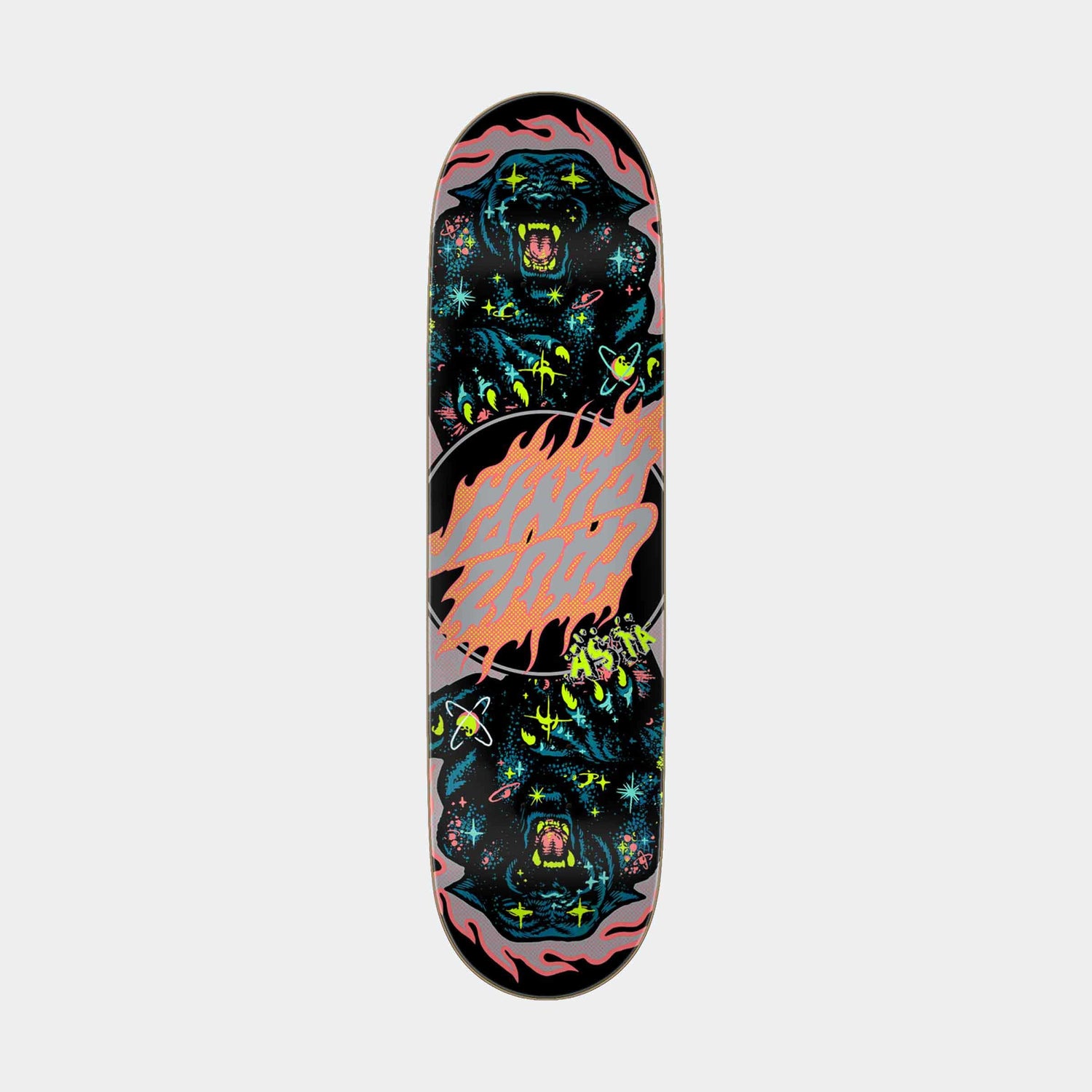 Santa Cruz Asta Cosmic Twin Pro Skateboard Deck 8.2in