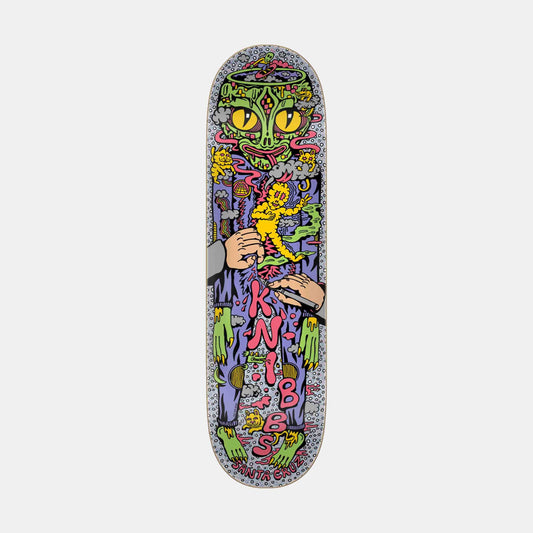 Santa Cruz Knibbs Reptilian Pro Skateboard Deck 8.5in