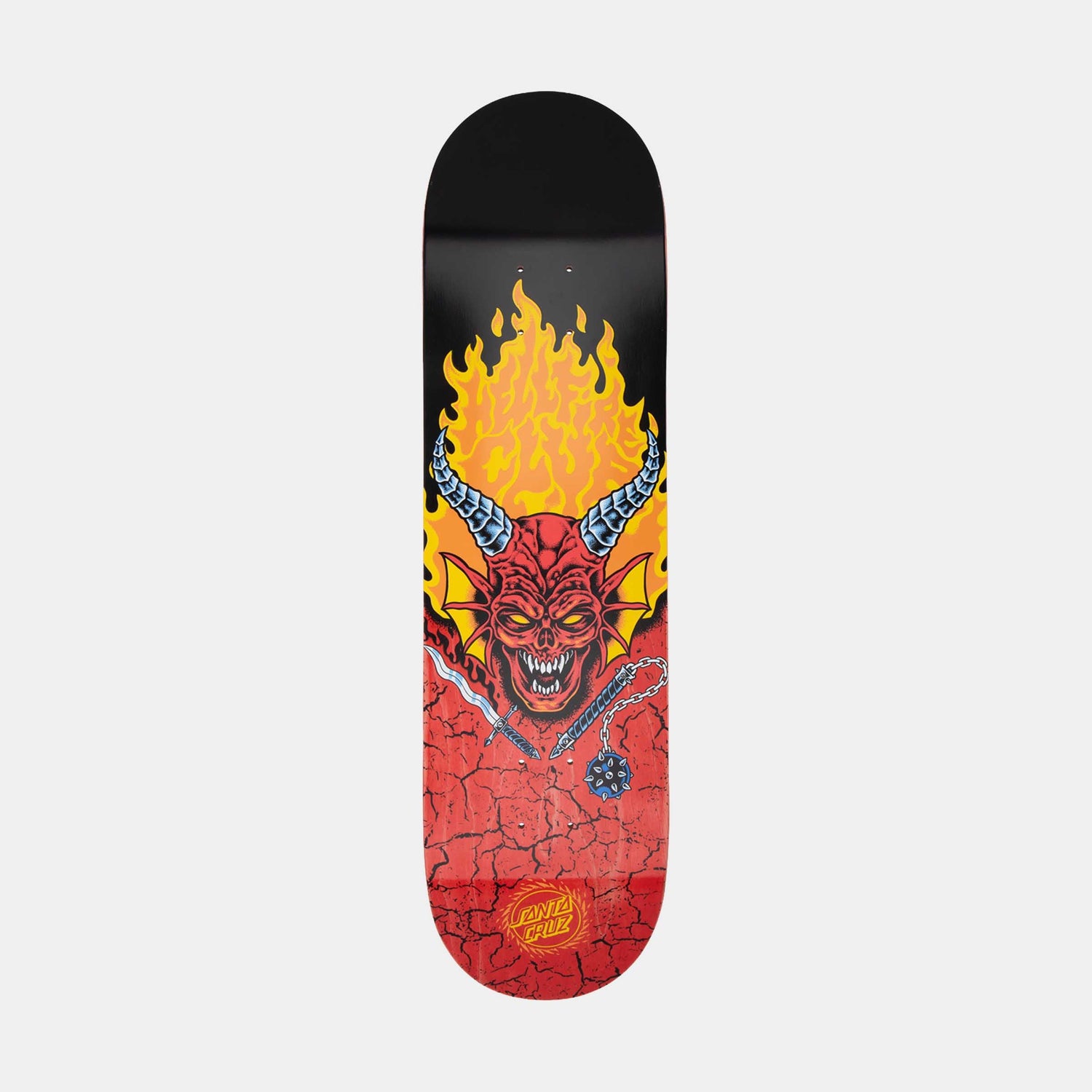 Santa Cruz Stranger Things Hellfire Club Skateboard Deck 8.25in
