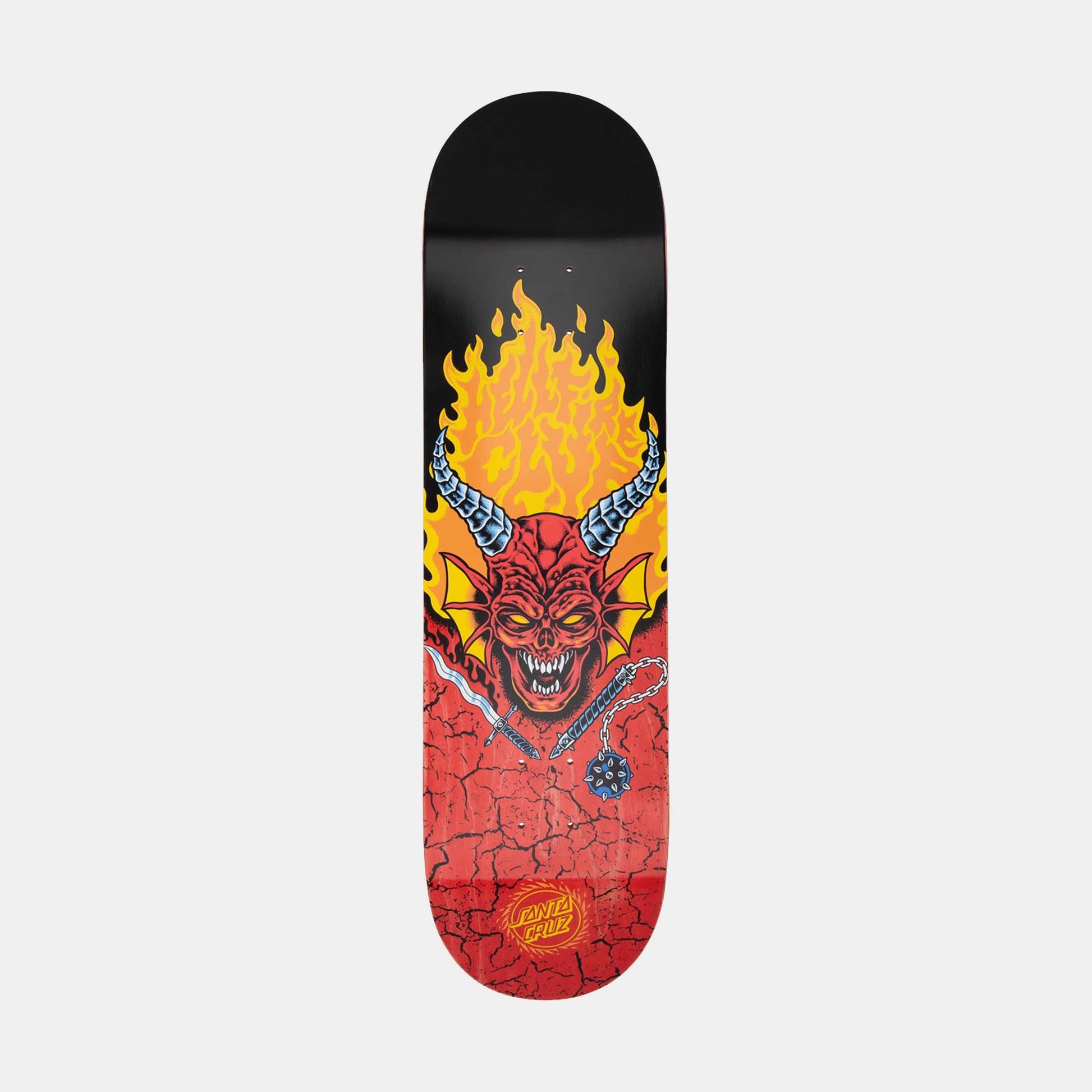 Santa Cruz Stranger Things Hellfire Club Skateboard Deck 8.25in
