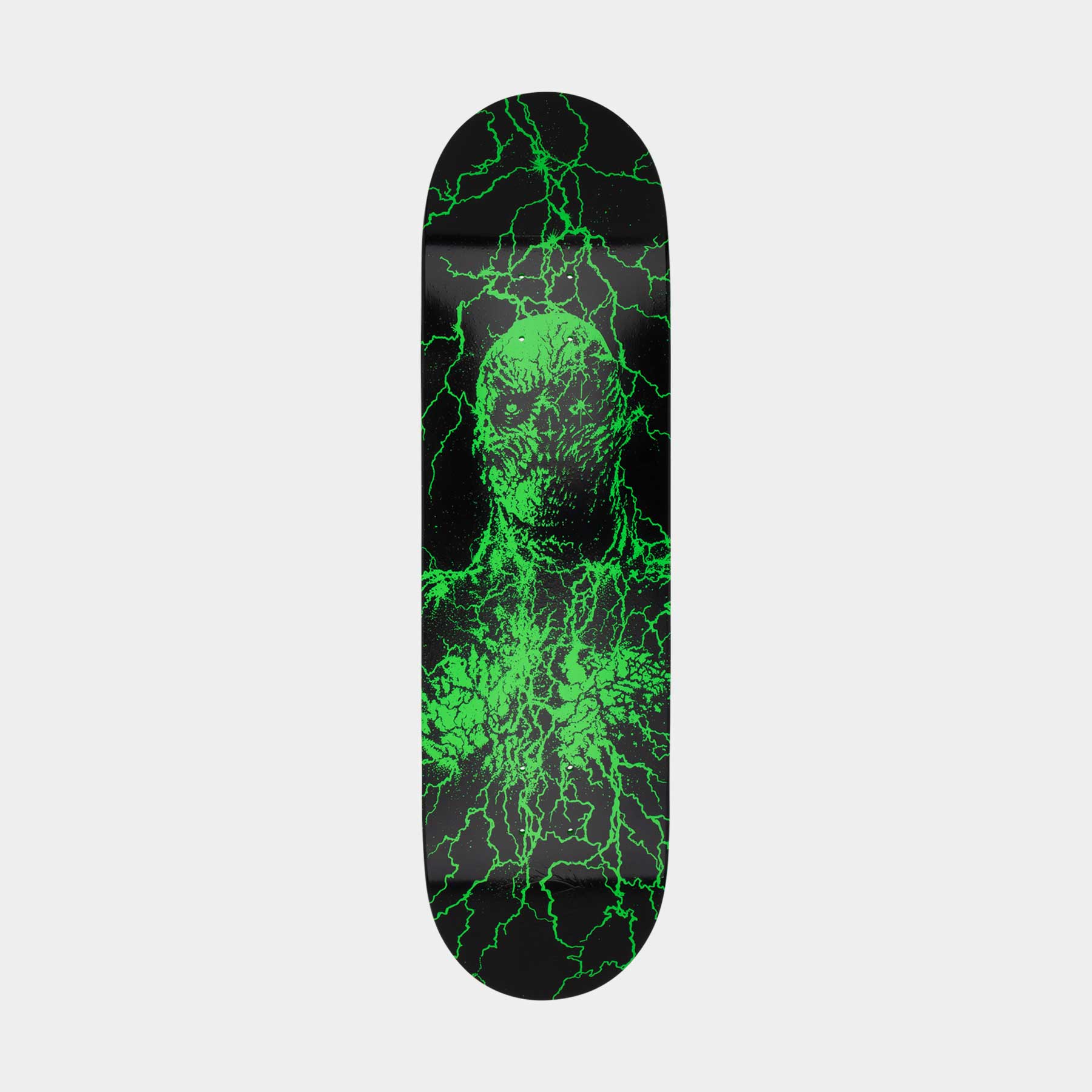 Santa Cruz & Stranger Things Vecna Glow Skateboard Deck