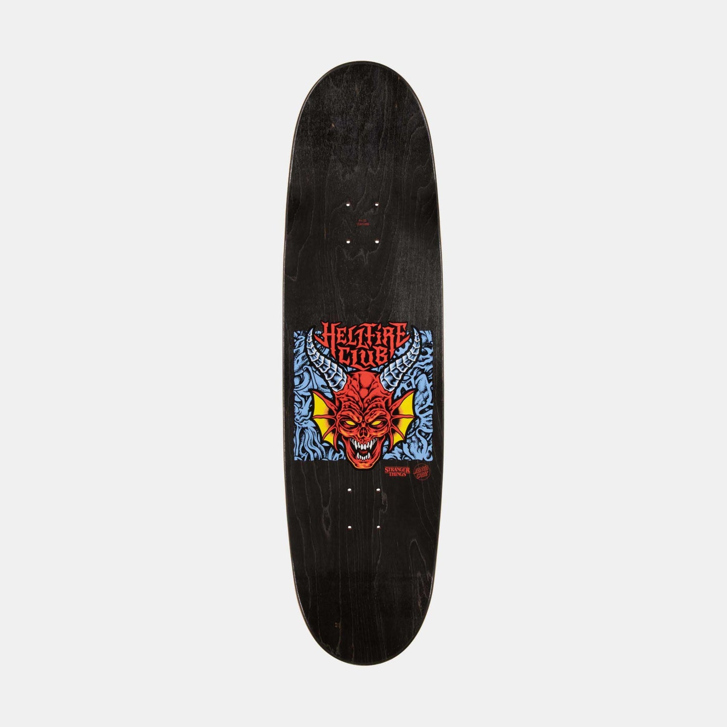 Stranger Things Hellfire Flame Skateboard Deck 31.998 in x 9in