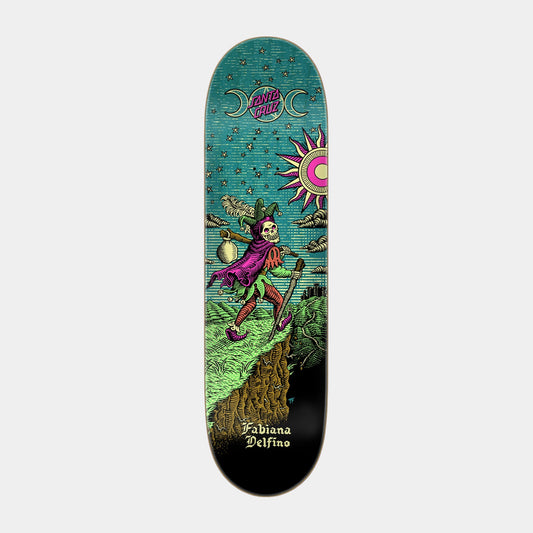 Santa Cruz Delfino Tarot Remix FeelBase Skateboard Deck 31.00in x 8.25in Multi