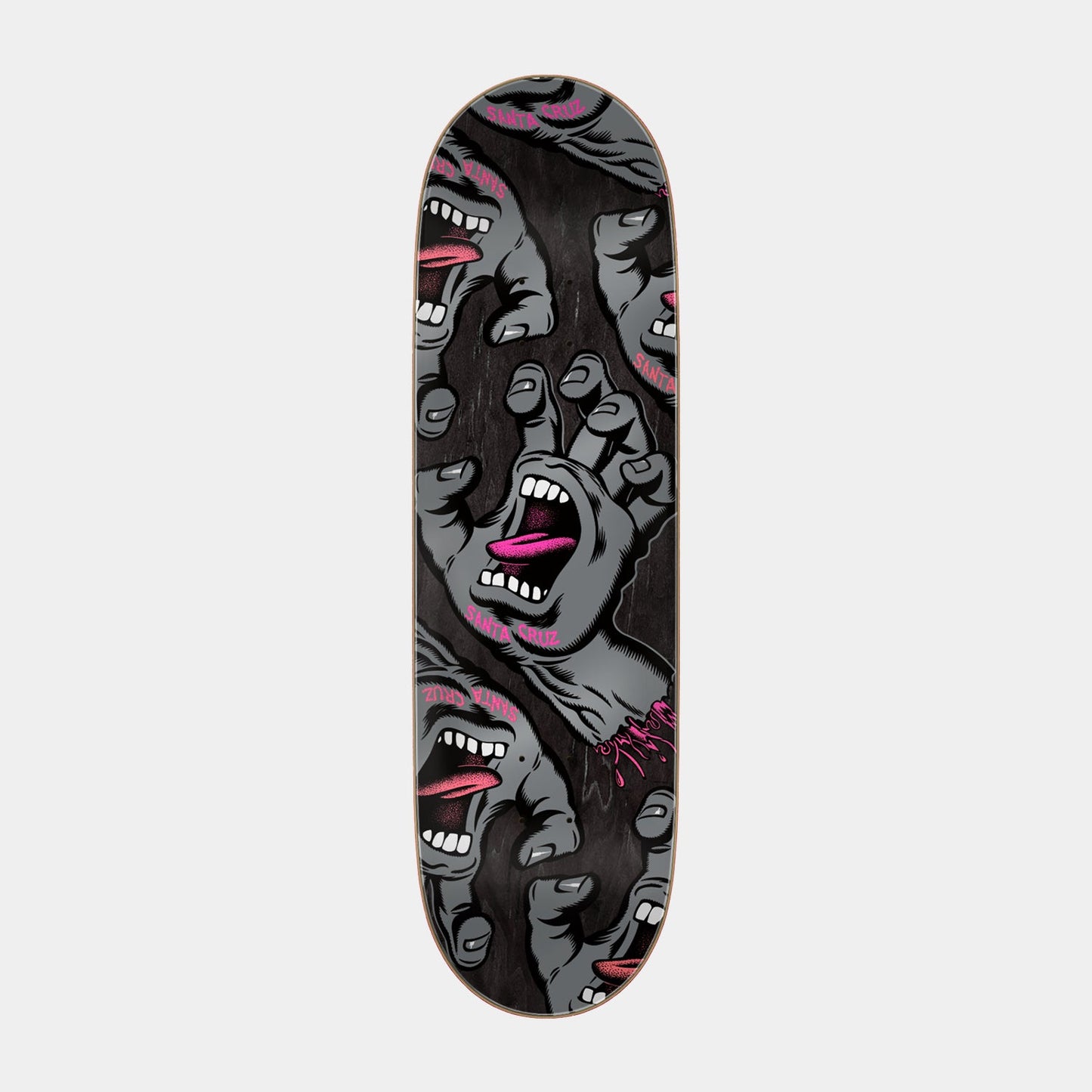 Santa Cruz Crowded Hand ATV Skateboard Deck 32.15in x 9.00in Black
