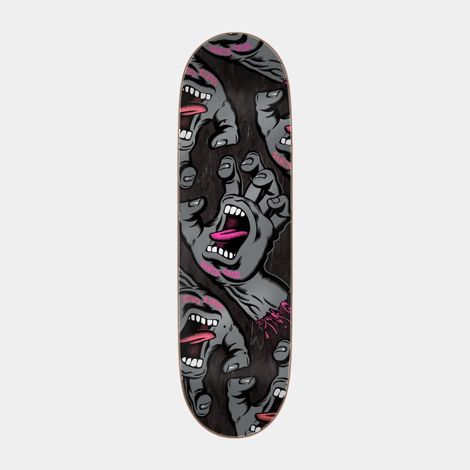 Santa Cruz Crowded Hand ATV Skateboard Deck 32.15in x 9.00in Black