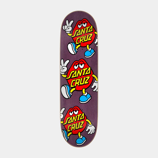 Santa Cruz Dot Guy ATV Skateboard Deck 31.95in x 8.80in Purple