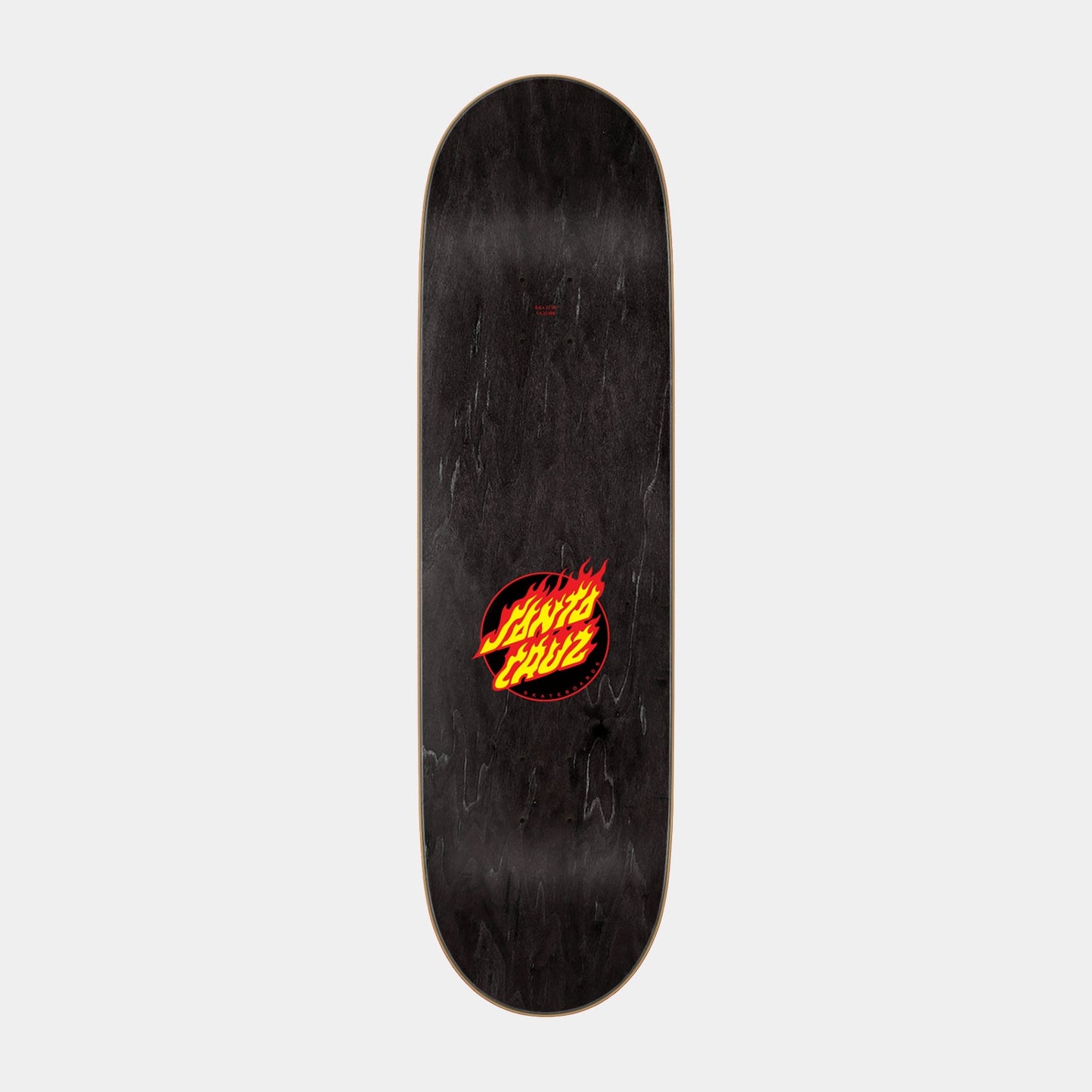 Flame Dot Stripes ATV Skateboard Deck  8.60in x 31.95in