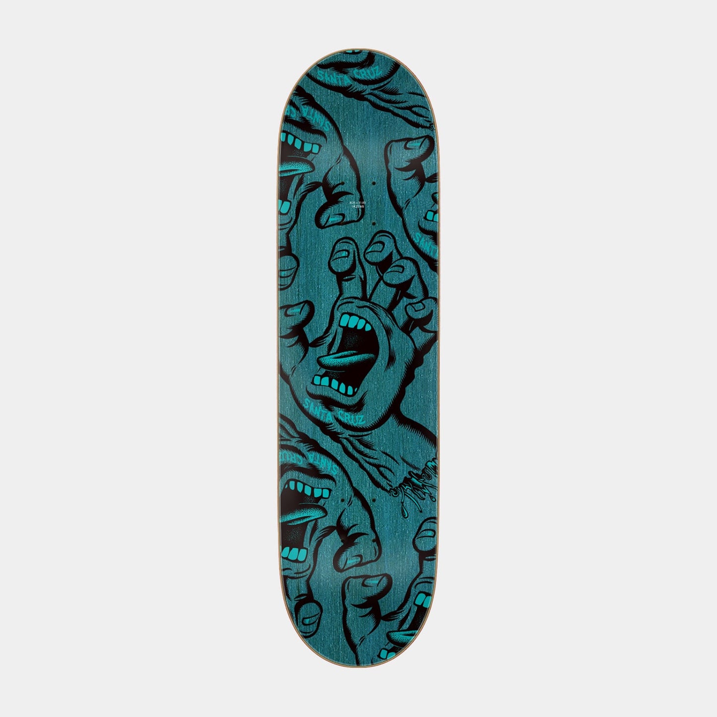 Crowded Hand ATV Skateboard Deck  8.25in x 31.83in