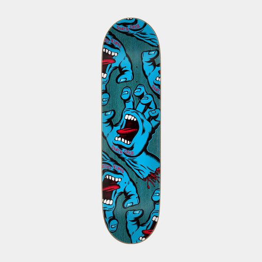 Santa Cruz Crowded Hand ATV Skateboard Deck 31.83in x 8.25in Blue