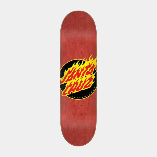 Santa Cruz Flame Dot ATV Skateboard Deck 27.00in x 7.25in Orange