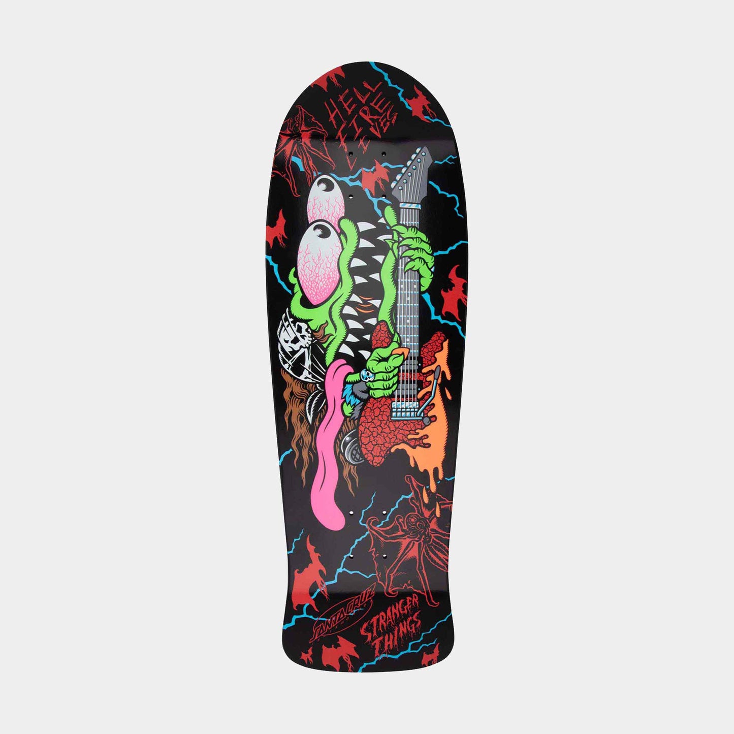 Stranger Things Meek Slasher Eddie Skateboard Deck 10.1in x 31.13in