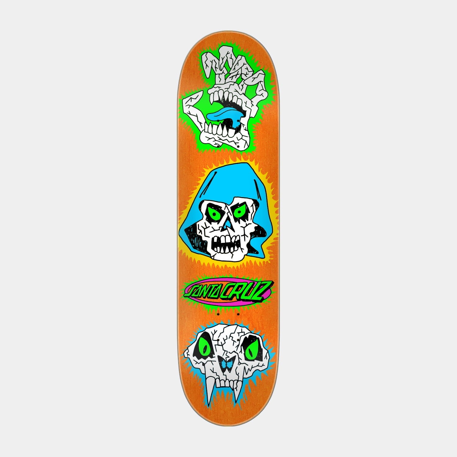 Santa Cruz | Scribble Head FeelBase Skateboard Deck 7.75in x 30.25in