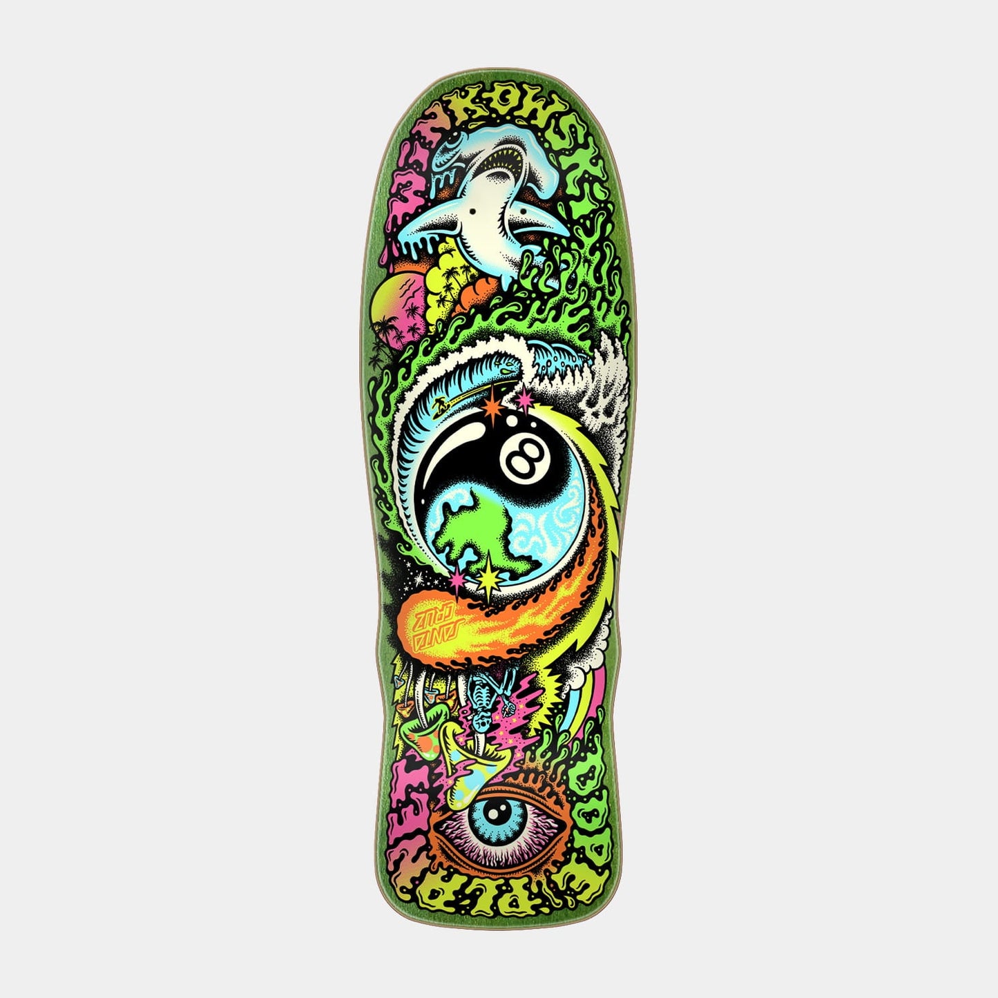 Santa Cruz Winkowski Dope Planet Freaks Skateboard Deck 8.75in x 27.5in Multi
