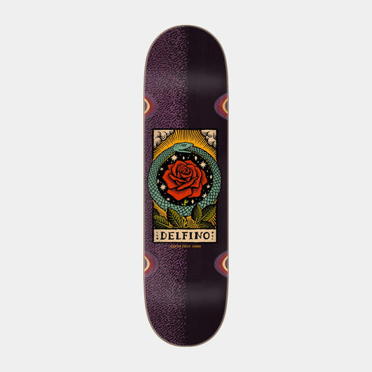 Santa Cruz Delfino Ouroboros Pro Skateboard Deck 8.25in x 31.6in Multi