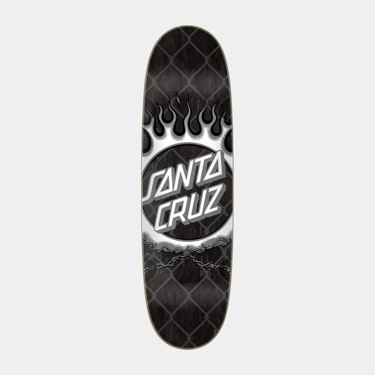 Santa Cruz Forging Dot Pro Skateboard Deck 9in x 31.998in Black/White