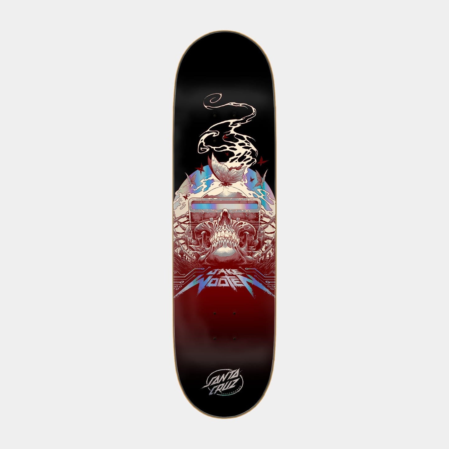 Santa Cruz Wooten Cyber VX Skateboard Deck 8.5in x 32.2in Multi