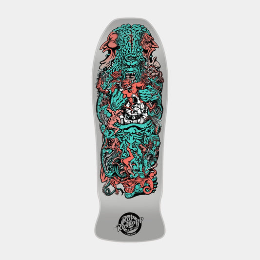 Santa Cruz Roskopp Five Reissue Skateboard Deck 10.22in x 30.282in Multi