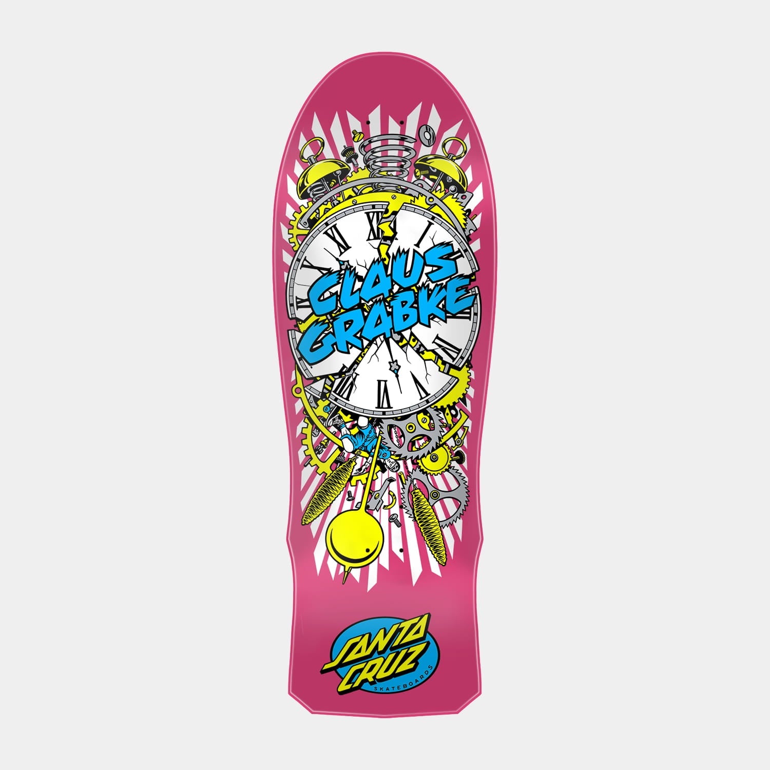 Santa Cruz | Grabke Exploding Clock Reissue Skateboard Deck 10.04