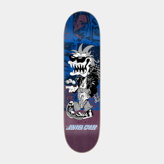 Santa Cruz Check Gremlin FeelBase Skateboard Deck 7.75in x 30.25in Multi