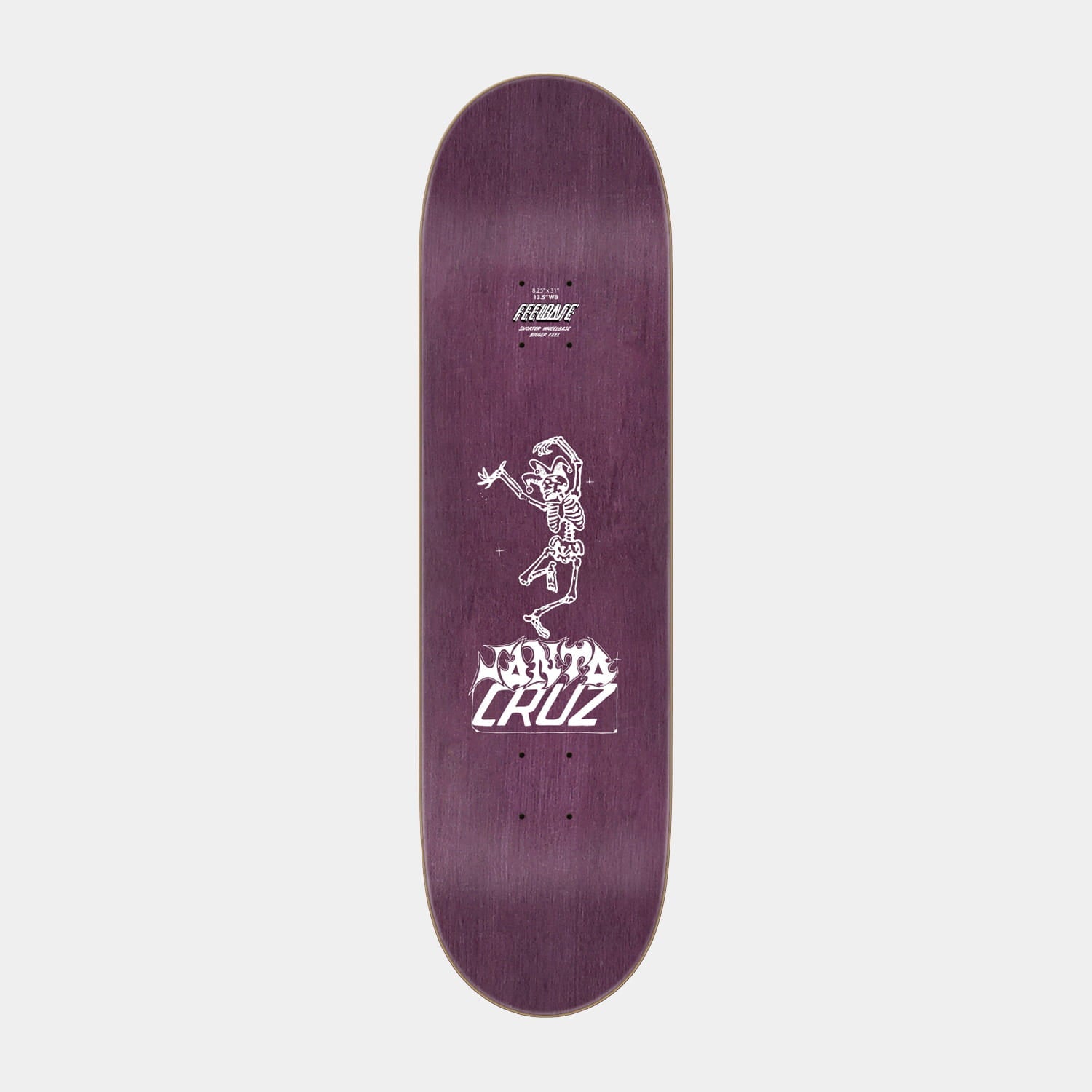 Santa Cruz Delfino Puppet Master FeelBase Skateboard Deck 8.25in x 31in Multi