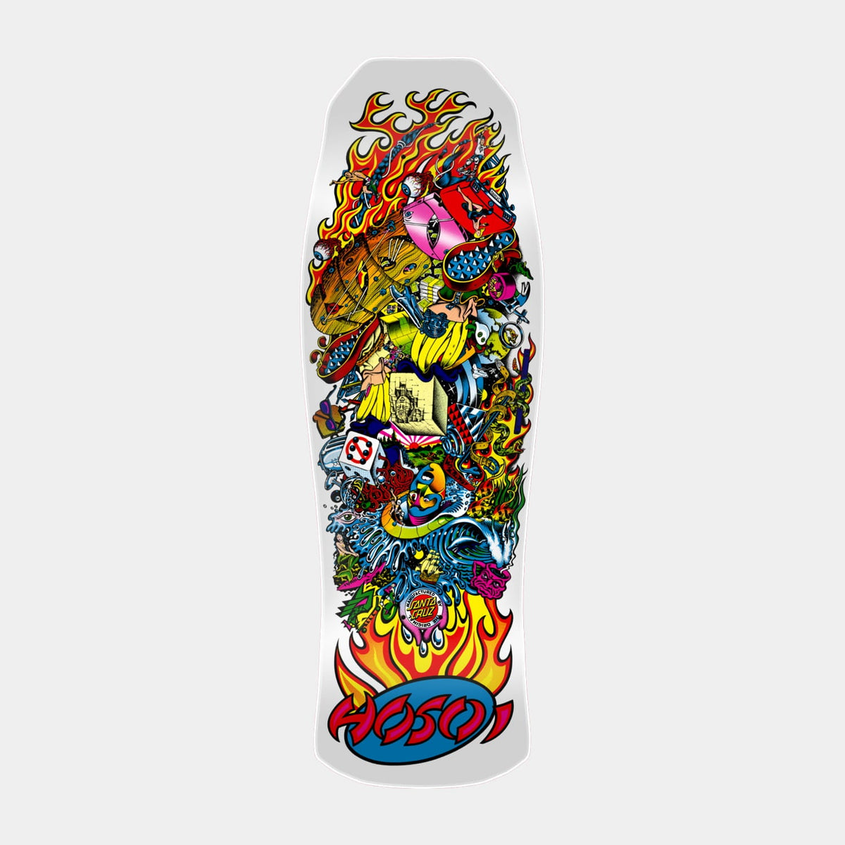 Santa Cruz Skateboards | Hosoi Collage Skateboard Deck 10in x 30.125in Multi