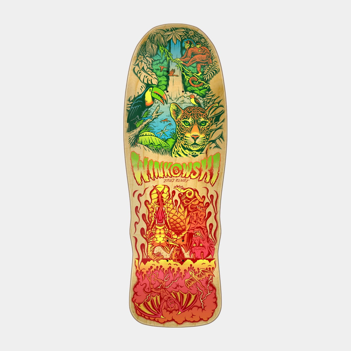 Santa Cruz Skateboards | Winkowski Eternal Divide Skateboard Deck 10.35in x 30.54in Multi