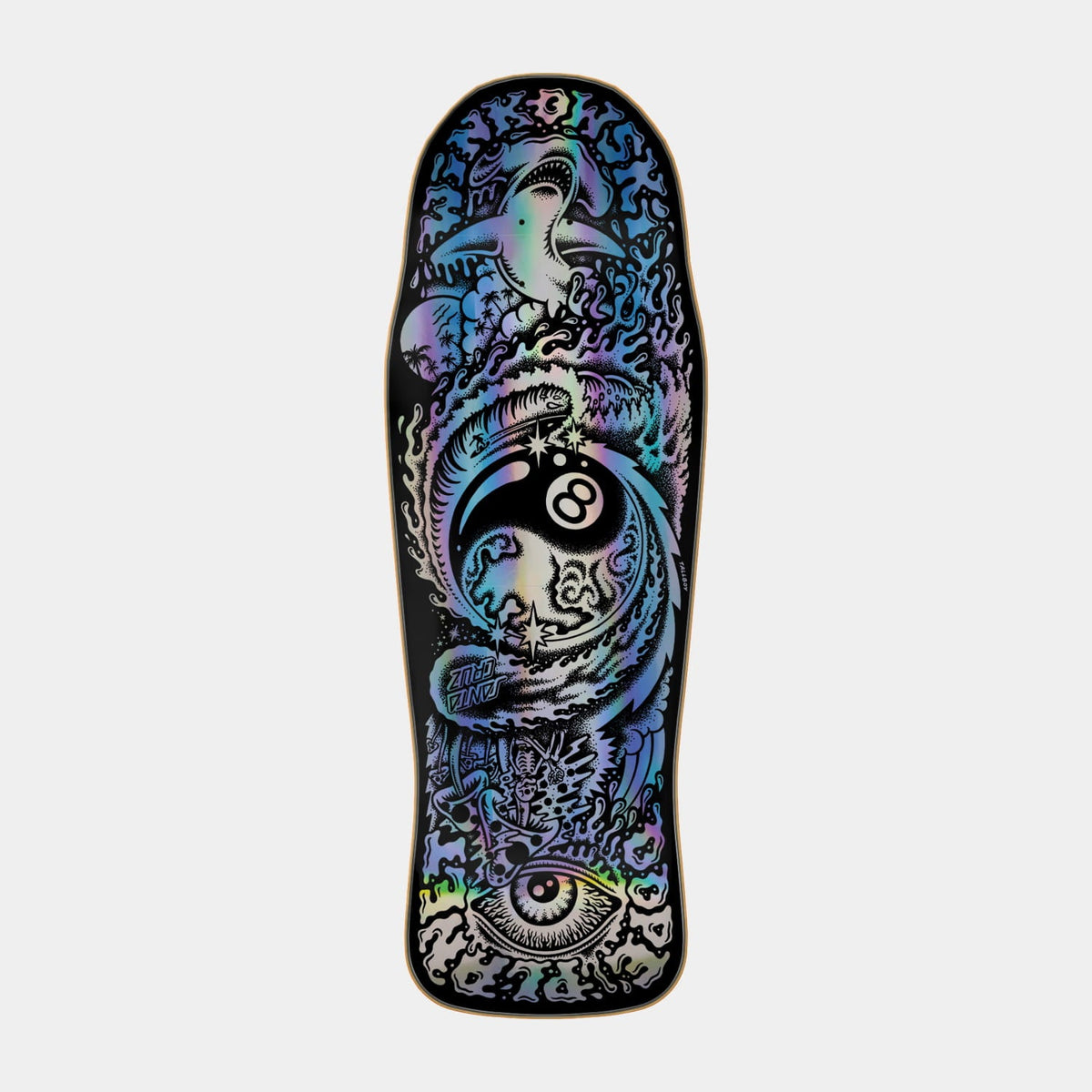Santa Cruz Skateboards | Winkowski Dope Planet Skateboard Deck 10.34in x 30.54in Multi