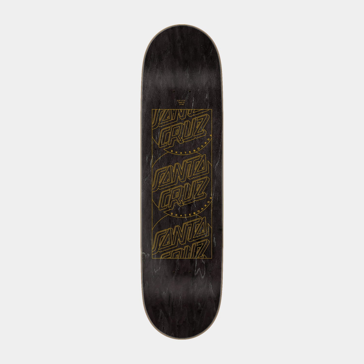 Santa Cruz Skateboards | Asta Leviathan Frame Twin Skateboard Deck 8.2in x 31.6in Multi