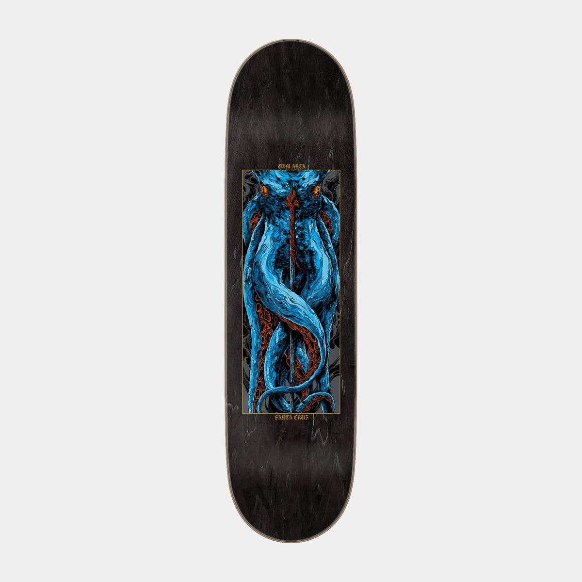 Santa Cruz Skateboards | Asta Leviathan Frame Twin Skateboard Deck 8.2in x 31.6in Multi