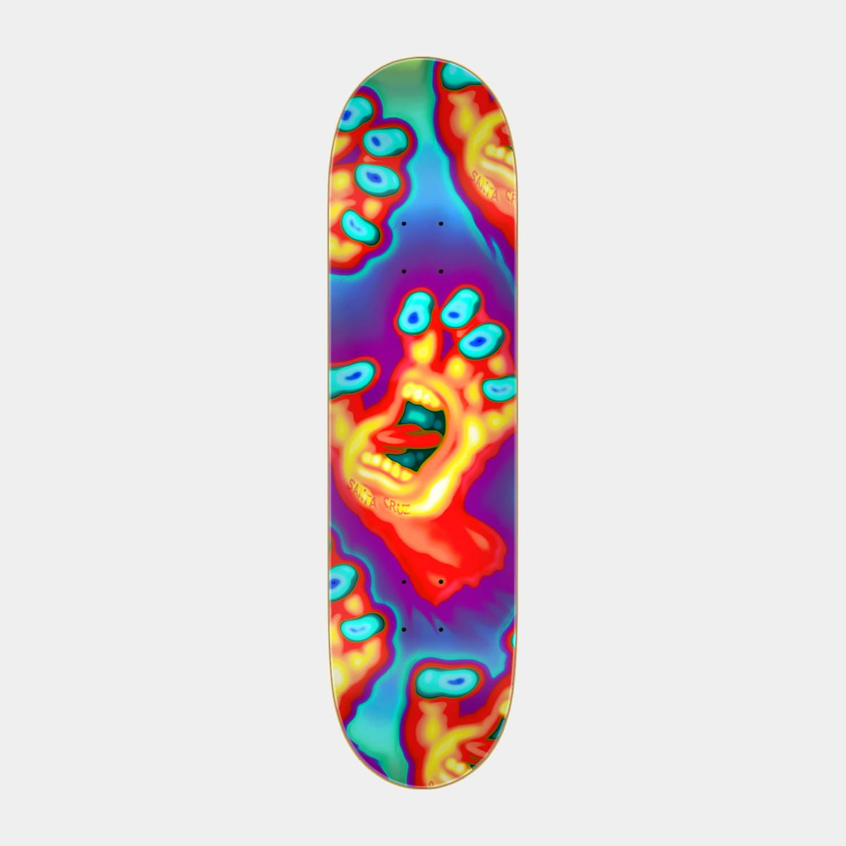 Santa Cruz Skateboards | Thermal Hands Skateboard Deck 7.75in x 30.25in Multi