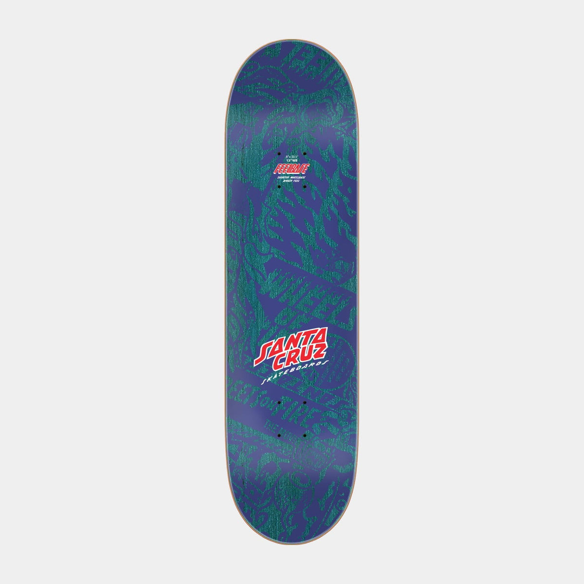 Santa Cruz Skateboards | Skating Eye Skateboard Deck 8in x 30.5in Multi
