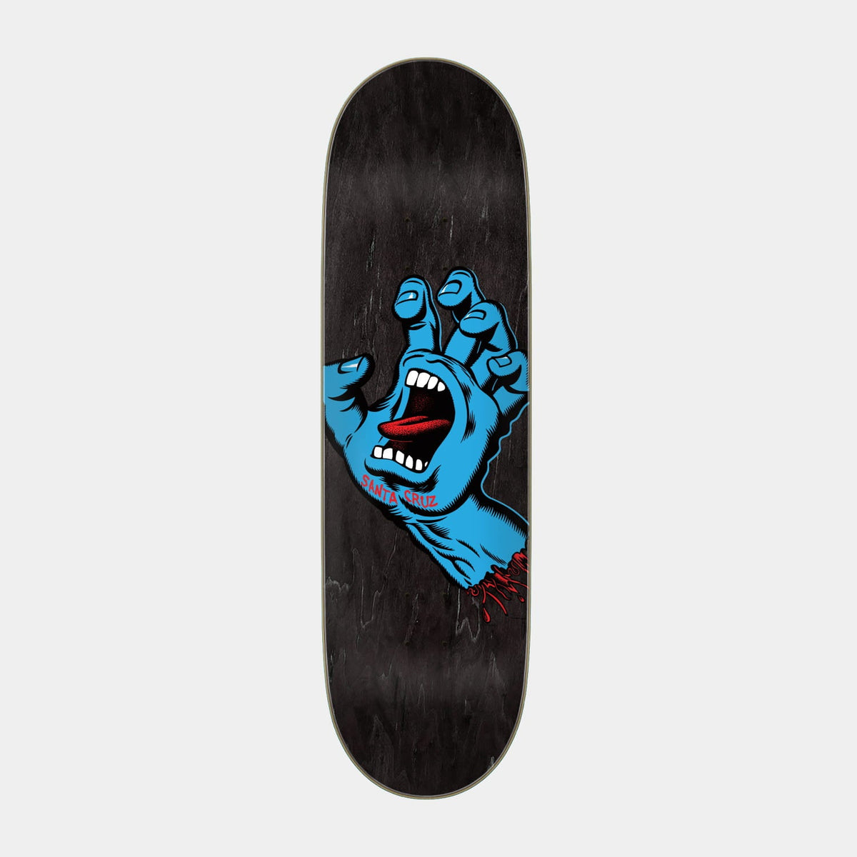 Santa Cruz Skateboards | Screaming Hand Skateboard Deck 9in x 32.15in Black