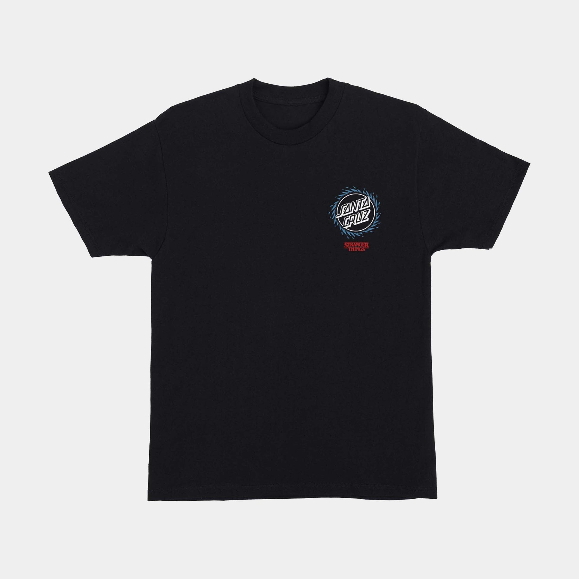 Santa Cruz Stranger Things Hell Fire T-Shirt - Black