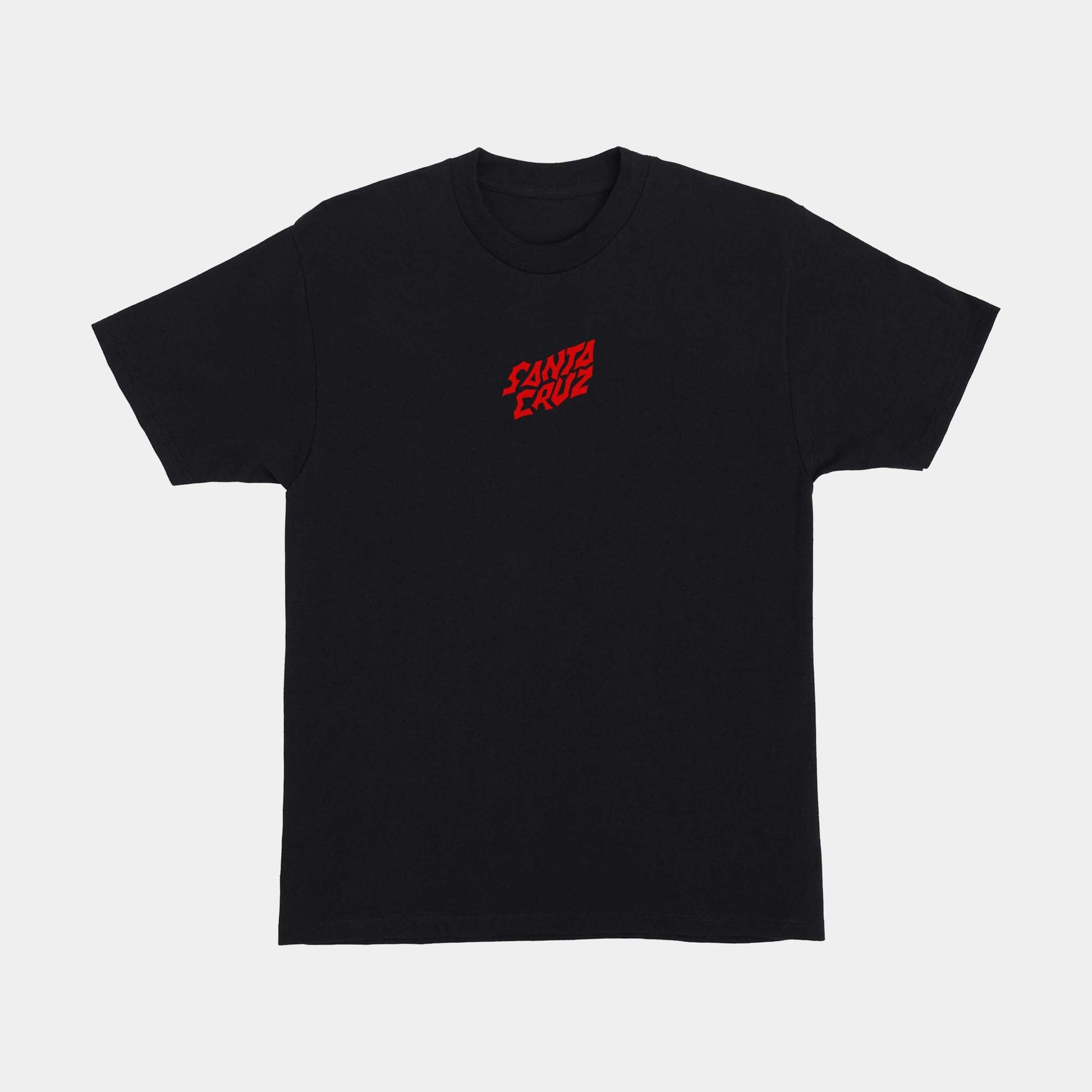 Santa Cruz Stranger Things Screaming Lights T-Shirt - Black
